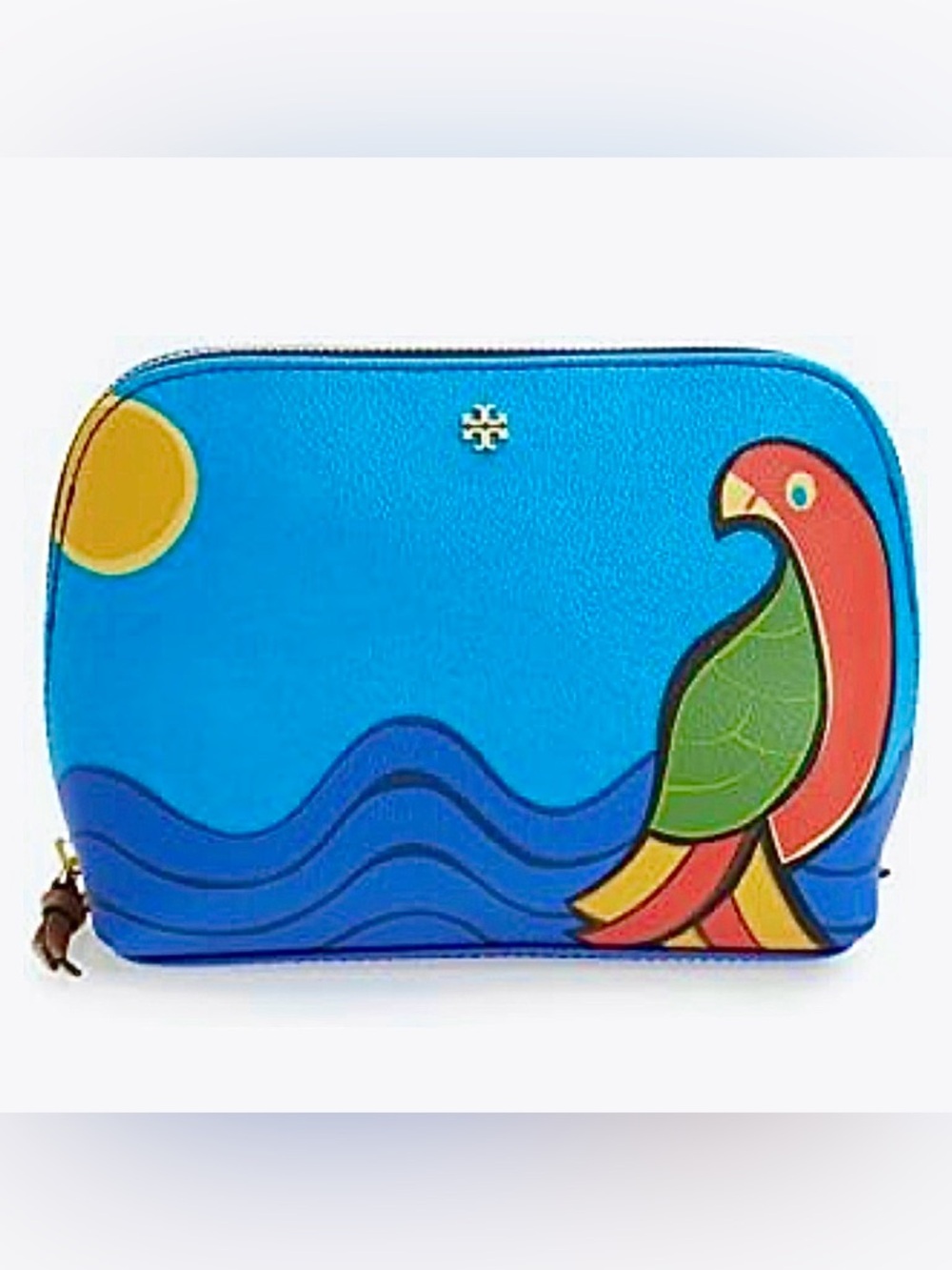 Tory Burch Kerrington Parrot Cosmetic Case